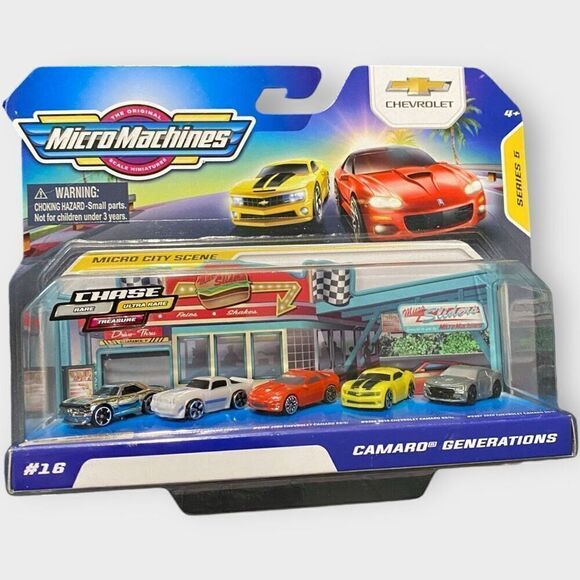 Micro Machines Series 5 Camaro Generations #16 CHASE RARE and ULTRA 67 Camaro SS - Picture 3 of 8